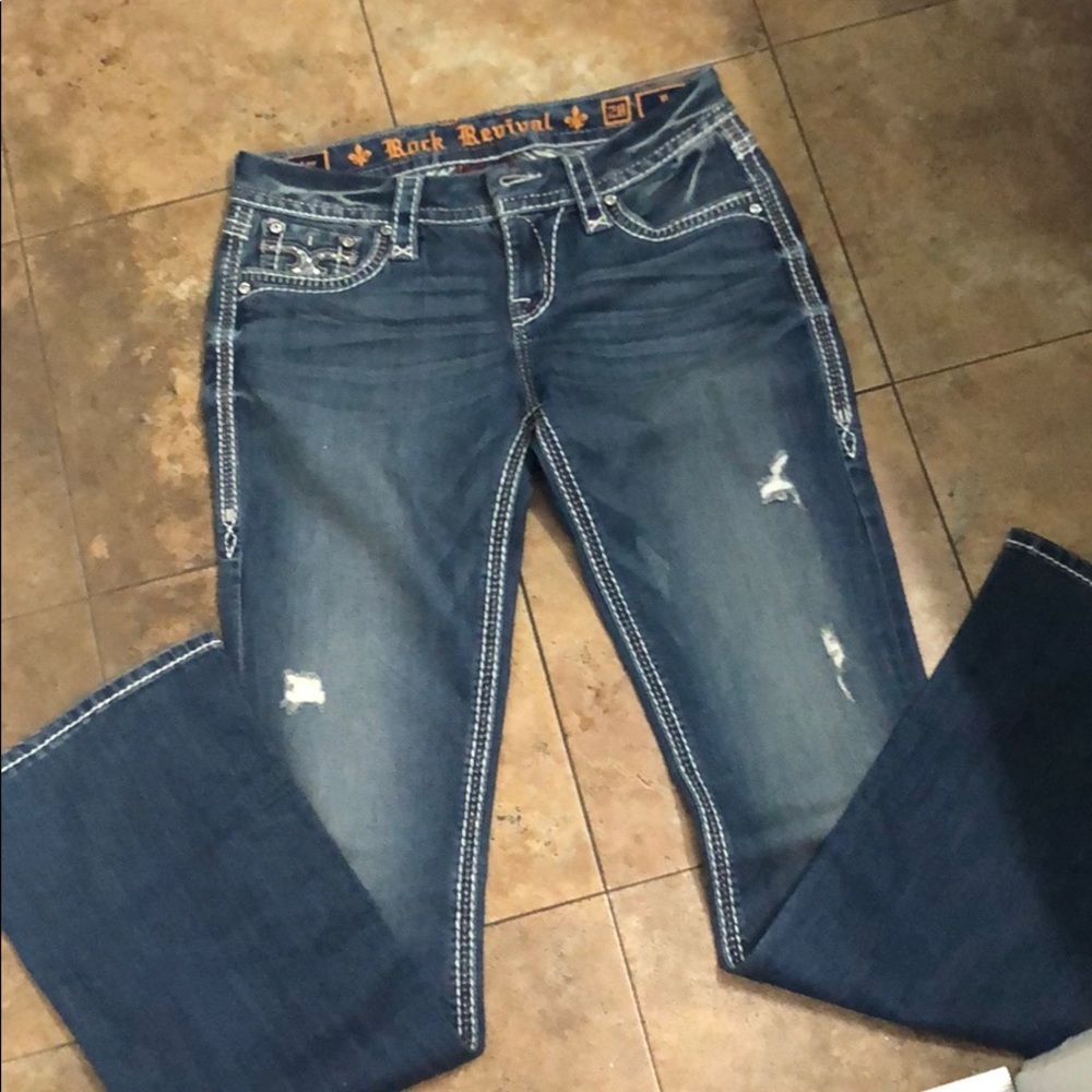 Rock Revival rhinestones jeans